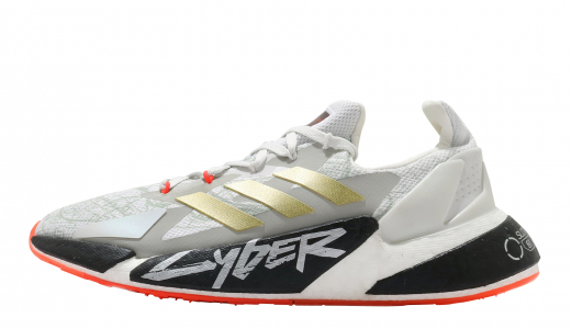 Cyberpunk 2077 x adidas X9000L4 Crystal White Gold