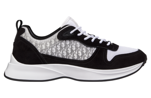 Dior B25 Runner Black Suede / White Technical Mesh