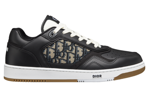 Dior B27 Low-Top Black Smooth Calfskin / Beige