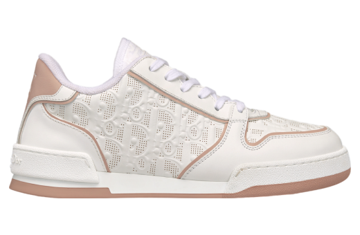 Dior One WMNS White / Nude Oblique Perforated Calfskin