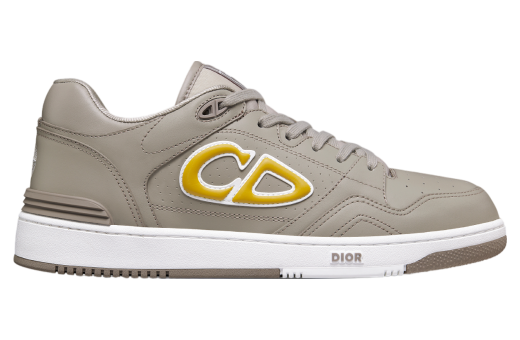 Dior x Stone Island B57 Low Gray / Yellow Smooth Calfskin