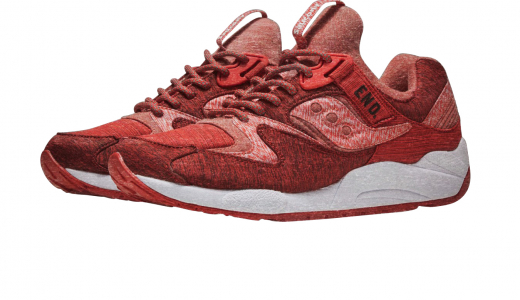 END. x Saucony Grid 9000 Red Noise
