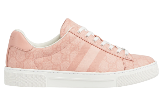 Gucci Ace With Web WMNS Pink Gg Supreme