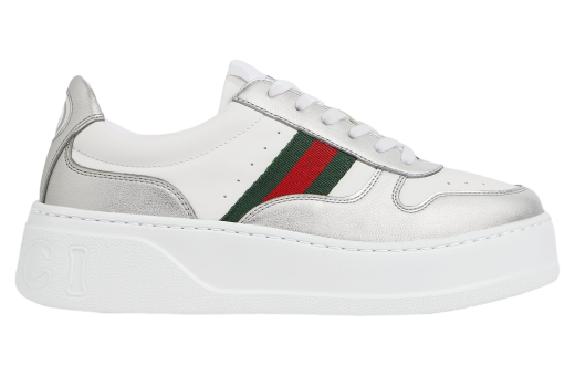 Gucci Chunky WMNS Silver Metallic Leather
