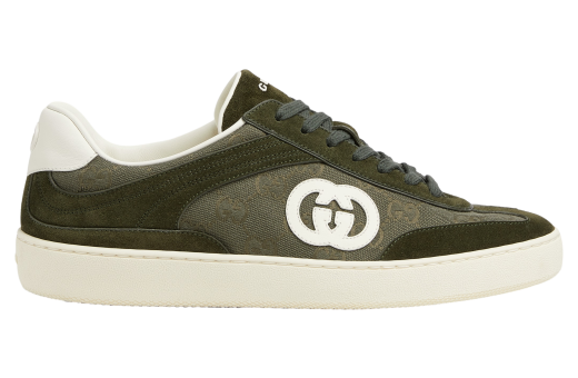 Gucci G75 Dark Green Canvas / Suede