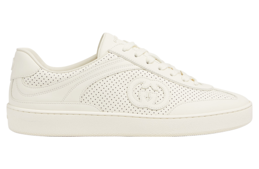 Gucci Interlocking G White Leather