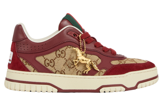 Gucci Re-Web WMNS Rosso Ancora Red Leather Trim