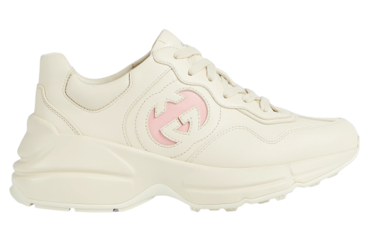 Gucci Rhyton WMNS Ivory Leather / Pink