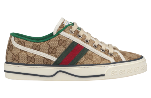 Gucci Tennis 1977 WMNS Beige / Ebony Original Gg Canvas