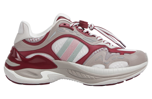 Gucci With Reflective Detail WMNS Grey / Rosso Ancora Mesh