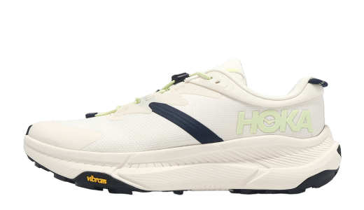 Hoka Transport 2E Wide Marble White / Navy