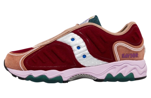 Jae Tips x Saucony Matrix Burgundy