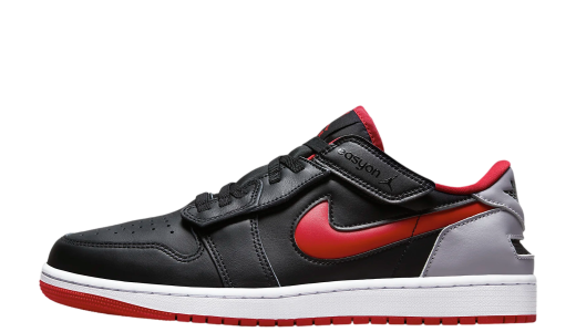 Jordan 1 Low EasyOn Black / Fire Red / Cement Grey