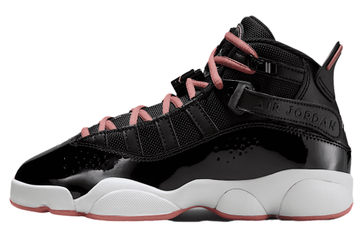 Jordan 6 Rings GS Black / White / Rust Pink