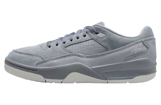 Jordan Flight Court Wolf Grey / University Red