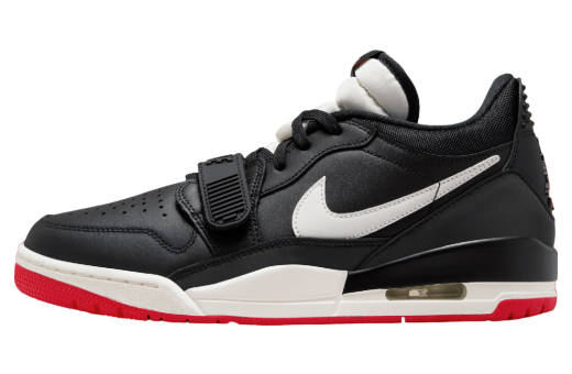 Jordan Legacy 312 Low Black / University Red