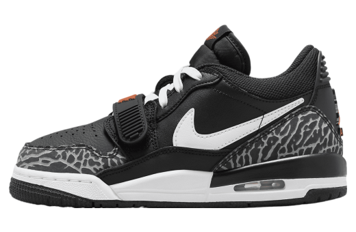 Jordan Legacy 312 Low GS Black / Safety Orange