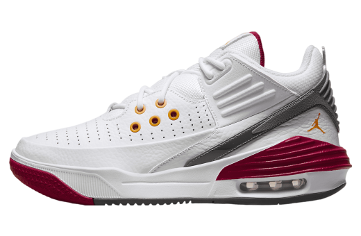 Jordan Max Aura 5 White / Cardinal Red