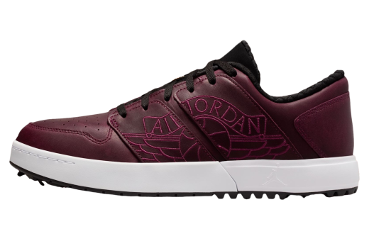 Jordan Nu 1 Low Golf Bordeaux Wine White / Black