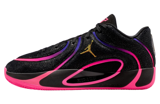 Jordan Tatum 4 Black / Fierce Purple