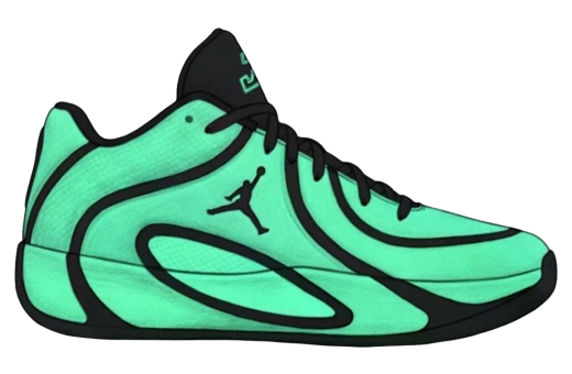 Jordan Tatum 4 Green Glow / Black