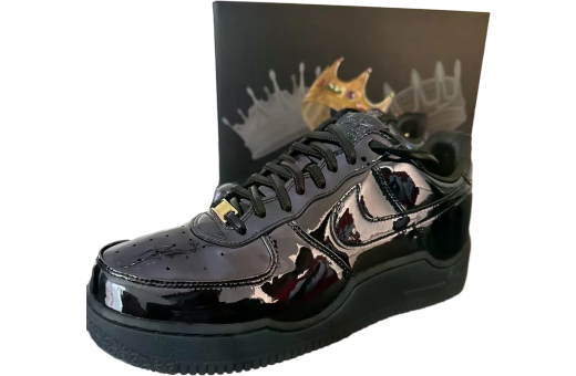 Lebron James x Nike Air Force 1 Black Patent