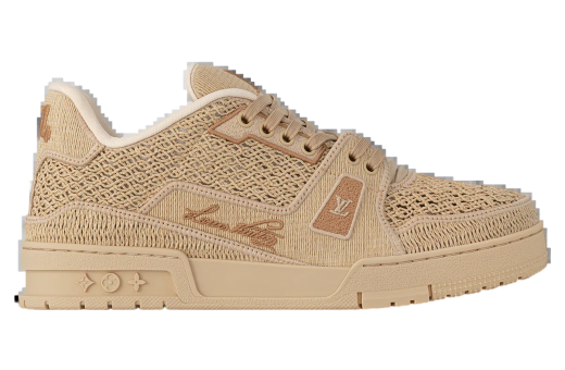 Louis Vuitton LV Trainer Beige Raffia