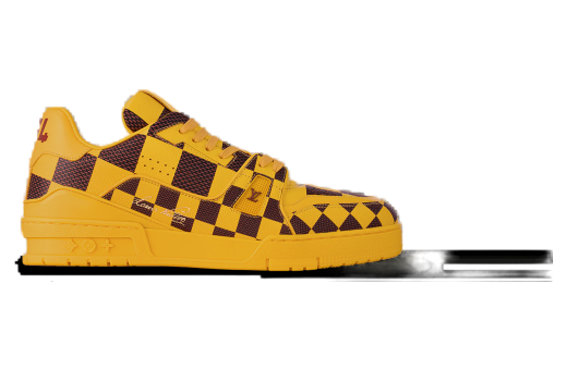 Louis Vuitton LV Trainer Damier Pop Yellow