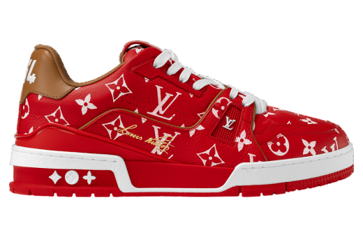 Louis Vuitton LV Trainer Red