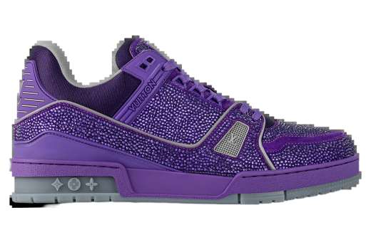 Louis Vuitton LV Trainer Swarovksi Violet