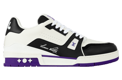 Louis Vuitton LV Trainer Violet / Black / White