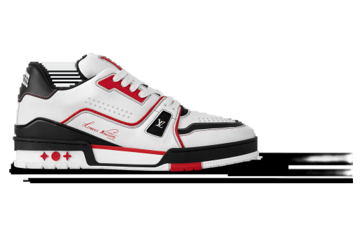 Louis Vuitton LV Trainer White / Black / Red