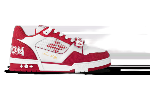 Louis Vuitton LV Trainer White / Red (Monogram Denim)