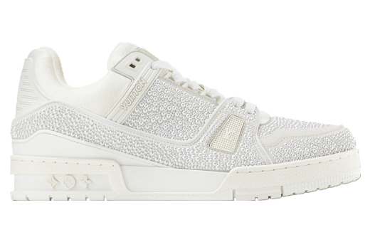 Louis Vuitton LV Trainer White / White / Swarovski™ Pearls