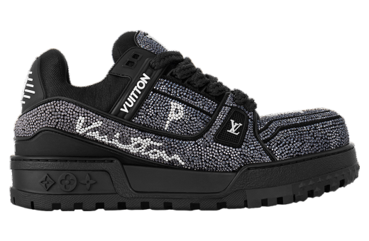 Louis Vuitton x Pharrell Williams LV Trainer Maxi Black / Swarovski