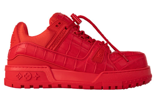 Louis Vuitton x Pharrell Williams LV Trainer Maxi Red / Alligator