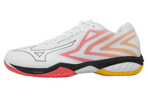 Mizuno Wave Claw EL 2 Wide White / Orange - Jul 2025 - 71GA258375