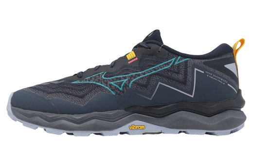 株DAICHI Mizuno Wave Daichi 9 GTX Navy / Yellow - Jun 2025 - J1GJ255651