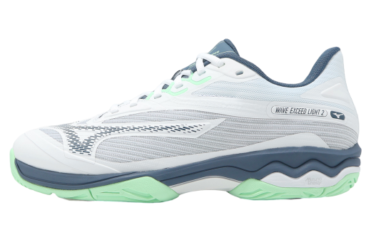 Mizuno Wave Voltage 2 White / Blue - Feb 2025 - V1GA246011