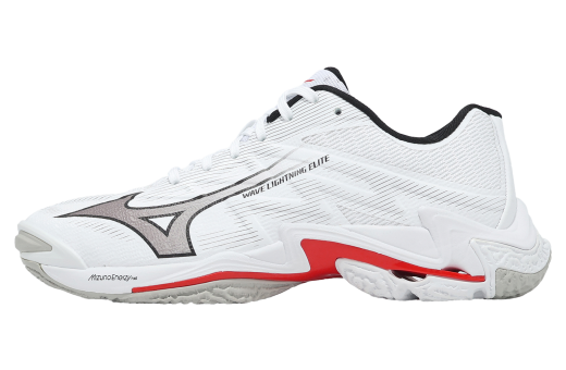 Mizuno Wave Lightning Elite White / Grey - Jan 2026 - V1GA260059