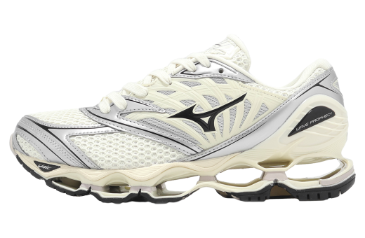 Mizuno Wave Prophecy LS Beige / Silver - Feb 2025 - D1GA251101