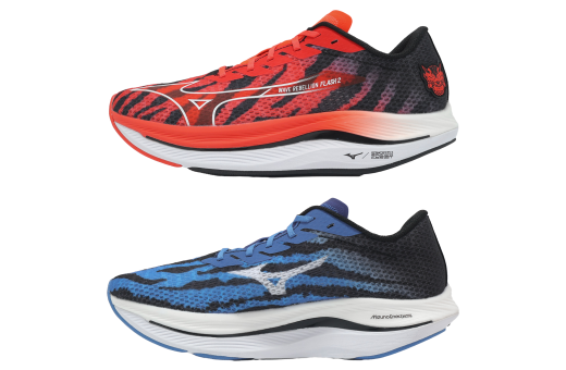 MIZUNO ミズノ WAVE REBELLION FLASH 2 WIDE Mizuno Wave Rebellion Flash 2 Red / Blue - Mar 2025