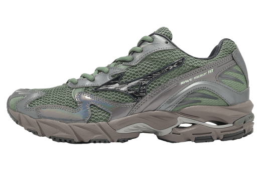 Mizuno Wave Rider 10 Green / Silver