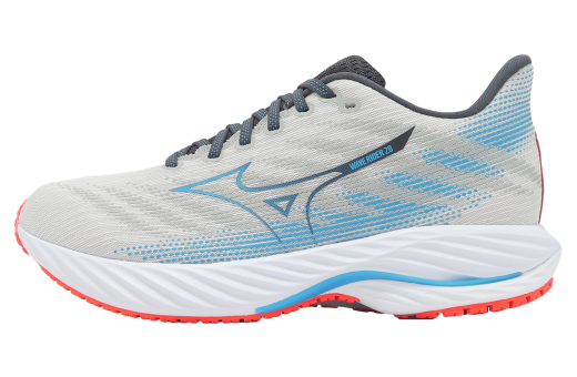 も。 Mizuno Wave Rider 28 Red / Yellow - Feb 2025 - J1GC240355