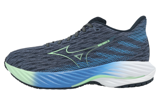 水 Mizuno Wave Rider 28 Navy / Green - Jan 2025 - J1GC240351