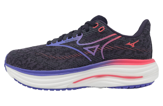 ミズノ　ヘレナとディディウス BUY Mizuno Wave Rider 29 Super Wide WMNS Navy / Purple