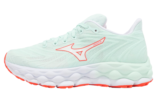 Mizuno Wave Sky 5 グレー/オレンジ/イエロー Mizuno WAVE SKYRISE 5 - Men's running shoes - orange