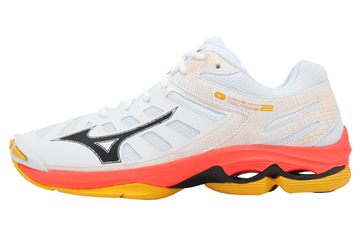 Mizuno Wave Voltage 2 White / Orange - May 2025 - V1GA246098