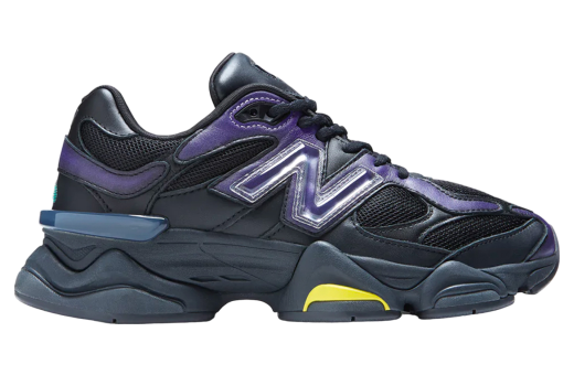 Mowalola x New Balance 9060 Burglarwear Black Purple Yellow