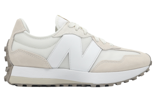 お*ャ様 美品Apple  white New Balance 327 V1 Sneaker – Dark Tan / Cream Suede Retro